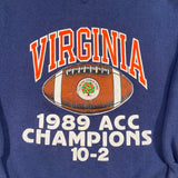 Vintage 1989 UVA ACC Champions Crewneck Sweatshirt