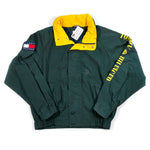 Vintage 90's Tommy Hilfiger Green Windbreaker Jacket