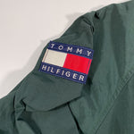 Vintage 90's Tommy Hilfiger Green Windbreaker Jacket