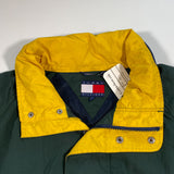 Vintage 90's Tommy Hilfiger Green Windbreaker Jacket