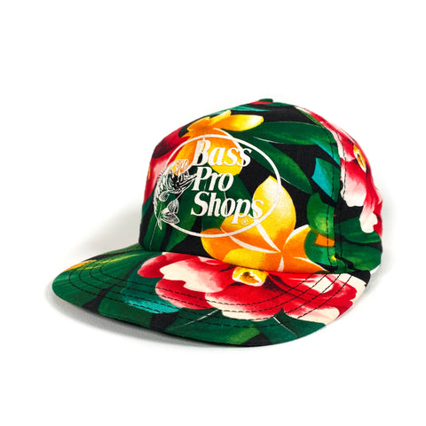 Vintage 90's Bass Pro Shop Floral Hat