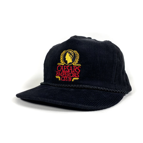 Vintage 90's Caesars Emperors Club Corduroy Hat