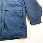 Vintage 90's LL Bean Hooded Navy Blue Parka Chore Coat