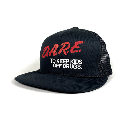 Vintage 90's DARE Drugs Trucker Hat