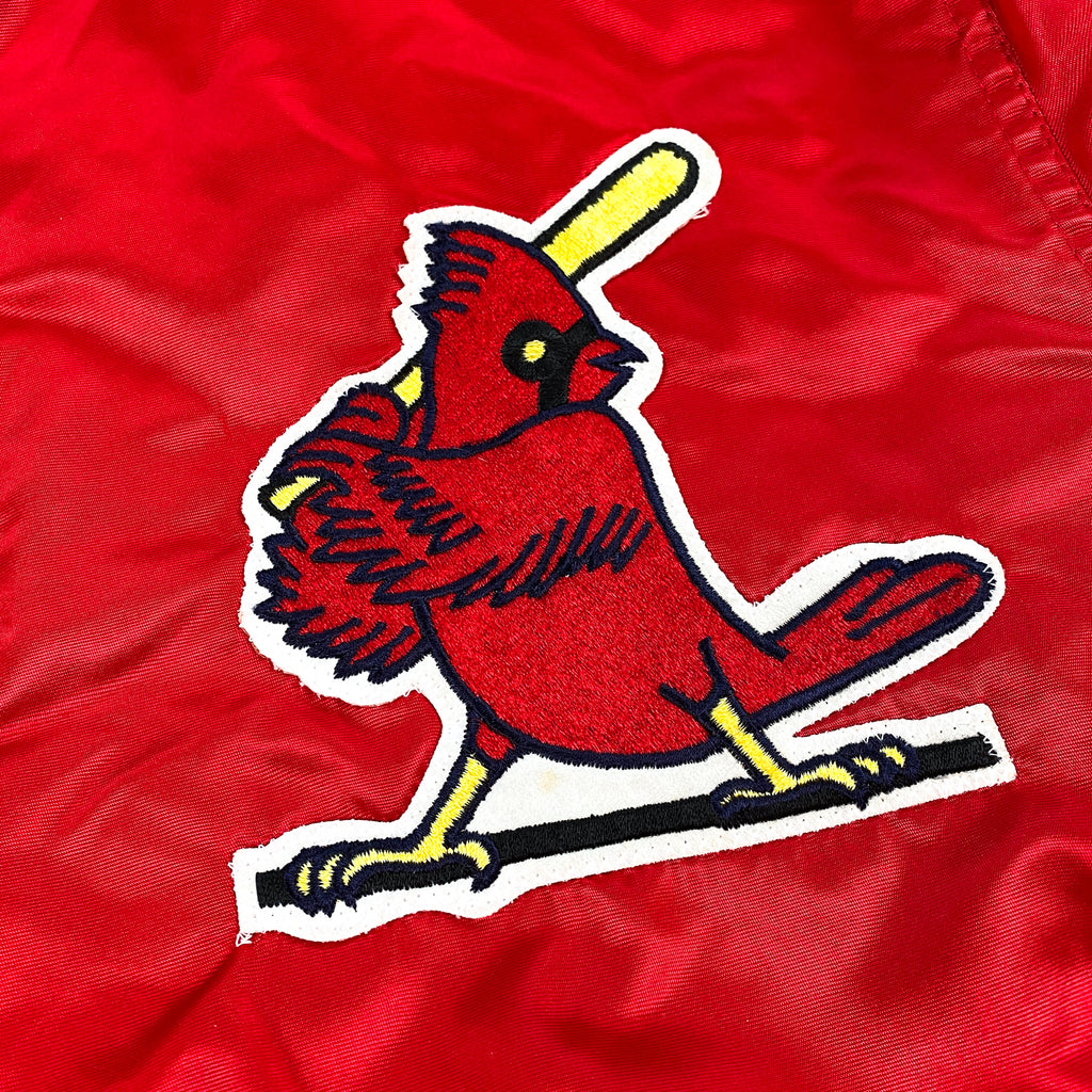 VTG 80s Starter St Louis Browns Cooperstown Collection Cardinals Satin  Jacket XL