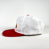 Vintage 90's Richmond Braves White & Red Snapback Baseball Hat