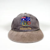 Vintage 1996 Atlanta Olympics Faded Plaid Brim Strapback Hat