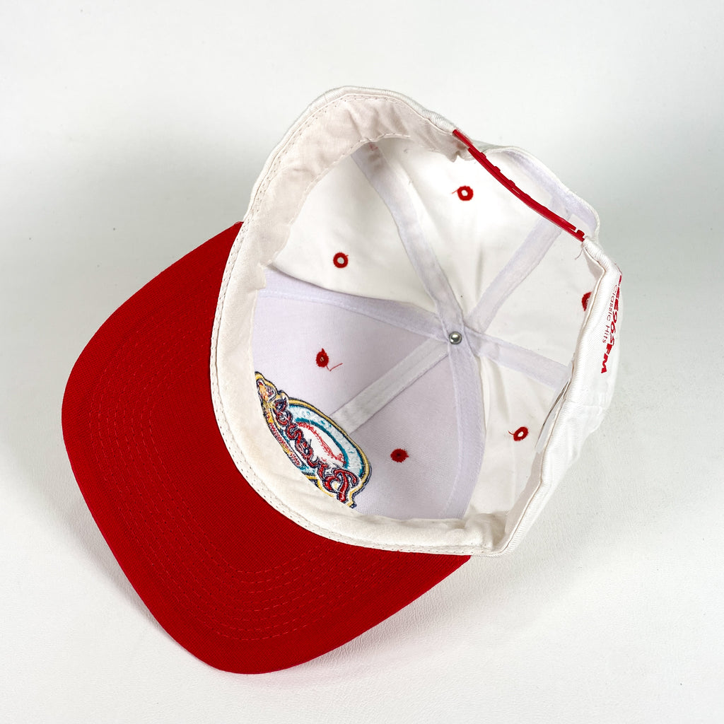 Vintage 90's Richmond Braves White & Red Snapback Baseball Hat –  CobbleStore Vintage