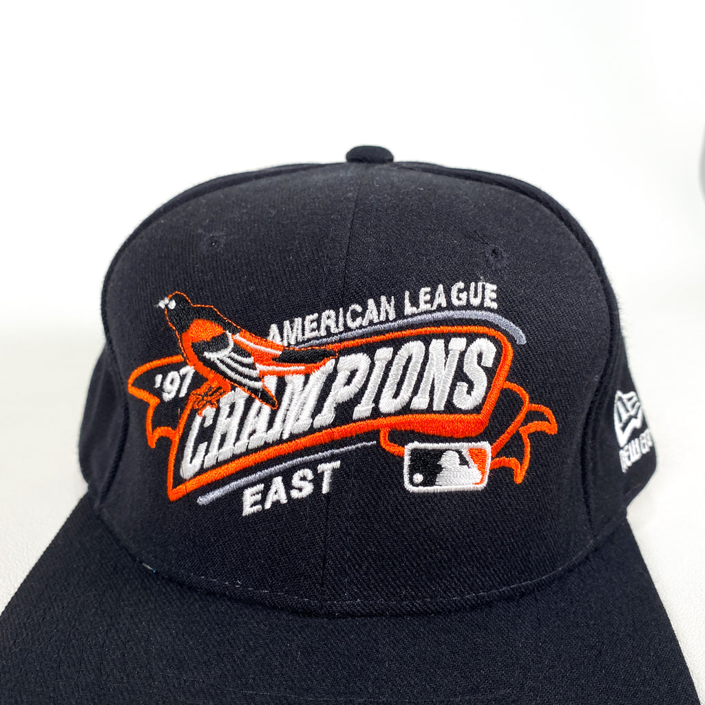 NWT Vintage Baltimore Orioles 1997 American League Champions East SnapBack  Hat
