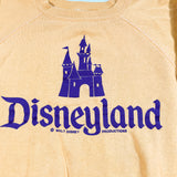 Vintage 60's Disneyland Walt Disney Yellow Gusseted Crewneck Sweatshirt