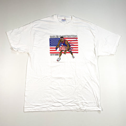 Vintage 90's Harlem Globetrotters Basketball Let it Shine T-Shirt