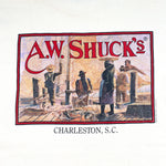 Vintage 90's A.W. Shuck's Oyster Bar Charleston NC John Doyle T-Shirt