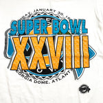 Vintage 1994 Super Bowl XXVIII Georgia Dome Football T-Shirt
