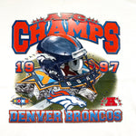 Vintage 1997 Denver Broncos AFC Champs Super Bowl XXXII Starter T-Shirt