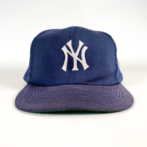 Vintage 90's New York Yankees Autographed Annco Snapback Hat