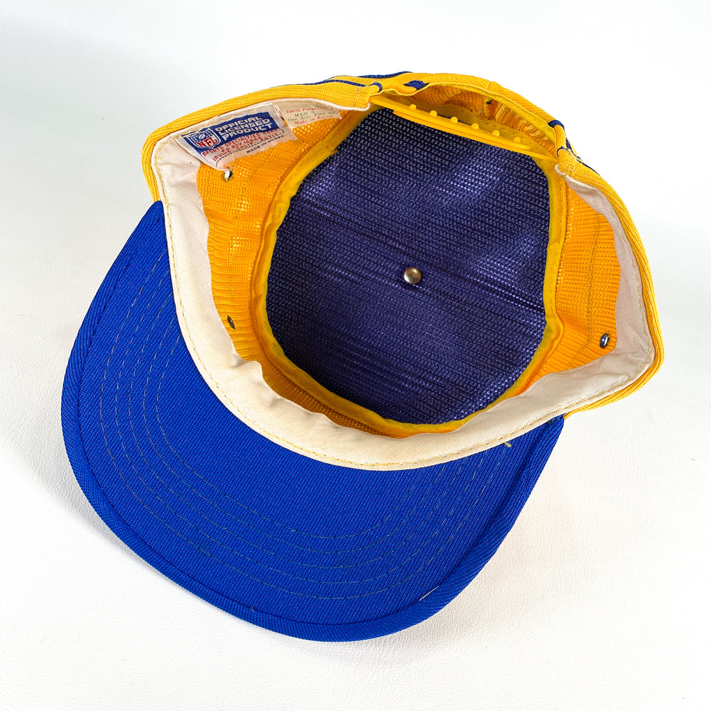 Vintage St Louis Rams Logo Athletic Los Angeles Rams Velcroback Hat Ca –  Old School Hats