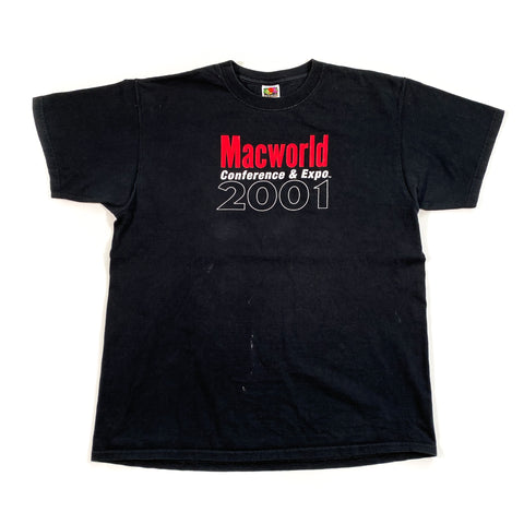 Vintage 2001 Macworld Conference and Expo Mac Apple Computer T-Shirt