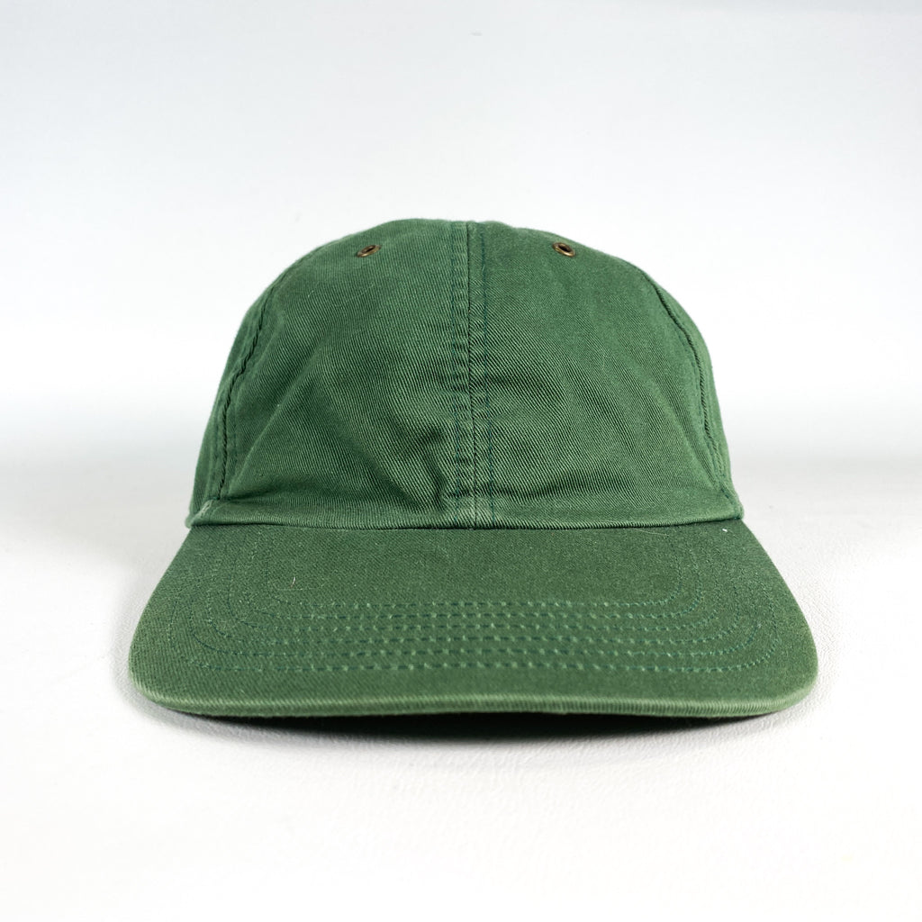 Vintage 90's GAP Blank Green Minimal Strapback Dad Hat