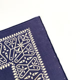 Vintage 70's Washfast Colors All Cotton Blue Selvedge RN 14193 Bandana