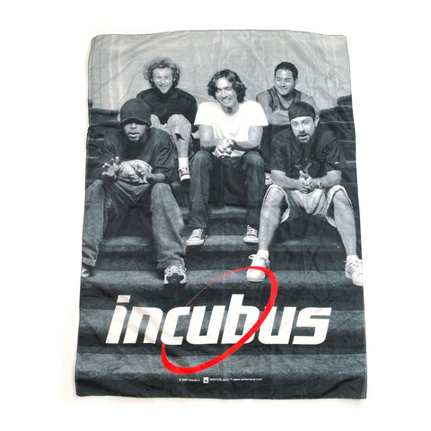 Vintage 2001 Incubus Band Winterland Tapestry Fabric Flag