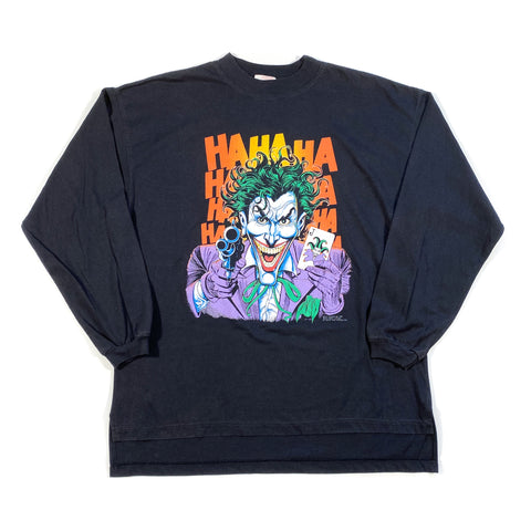 Vintage 1989 Batman The Joker Longsleeve T-Shirt