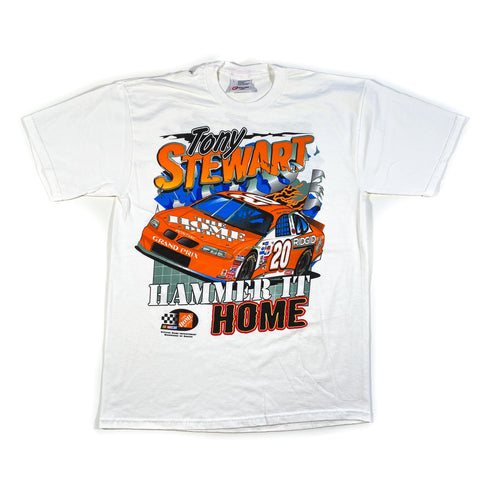 Vintage 1999 Tony Stewart Home Depot Adult L T-Shirt