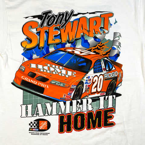 Vintage 1999 Tony Stewart Home Depot Adult L T-Shirt – CobbleStore