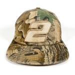 Vintage 90's Rusty Wallace Camo NASCAR Hat