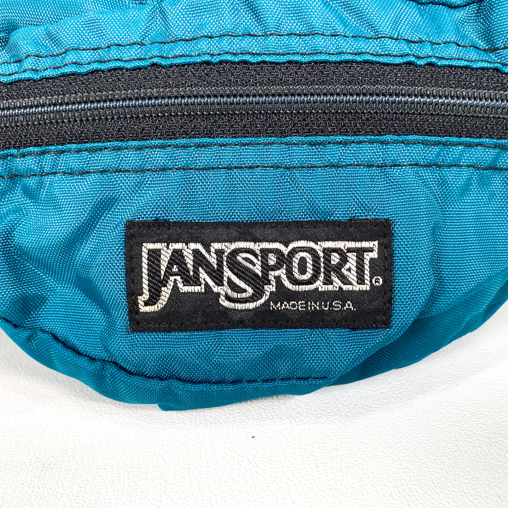 Vintage 90's Jansport Made in USA Teal Sling Bag Fanny Pack CobbleStore Vintage Vintage 90's Jansport Made in USA Teal Sling Bag Fanny Pack CobbleStore Vintage
