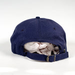 Vintage Polo Spellout Ralph Lauren Navy Blue Strapback Hat