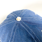 Vintage 80's K-Products Blue Cotton USG Patch USA Made Snapback Hat