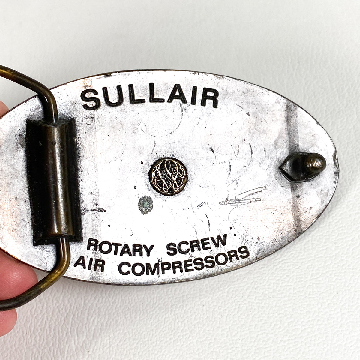 Vintage 80's Sullair Air Compressors Brass Belt Buckle – CobbleStore ...