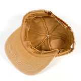 Vintage 90's Carhartt Heavy Canvas Beige Tan USA Made Snapback Hat
