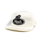 Vintage 90's Mack Trucks Patch White K-Products USA Made Trucker Hat