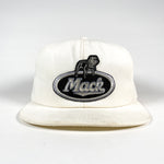Vintage 90's Mack Trucks Patch White K-Products USA Made Trucker Hat