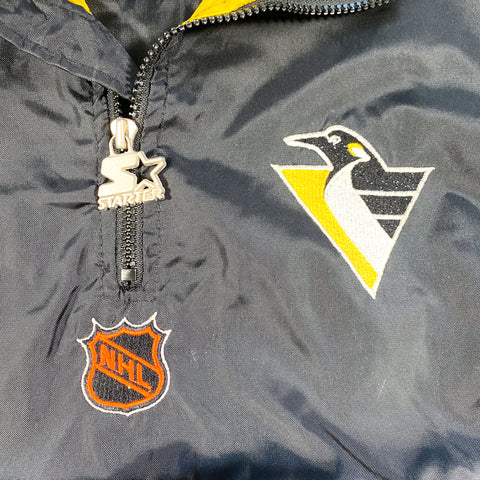 Vintage 90s NHL Penguins Starter Puffer Jacket