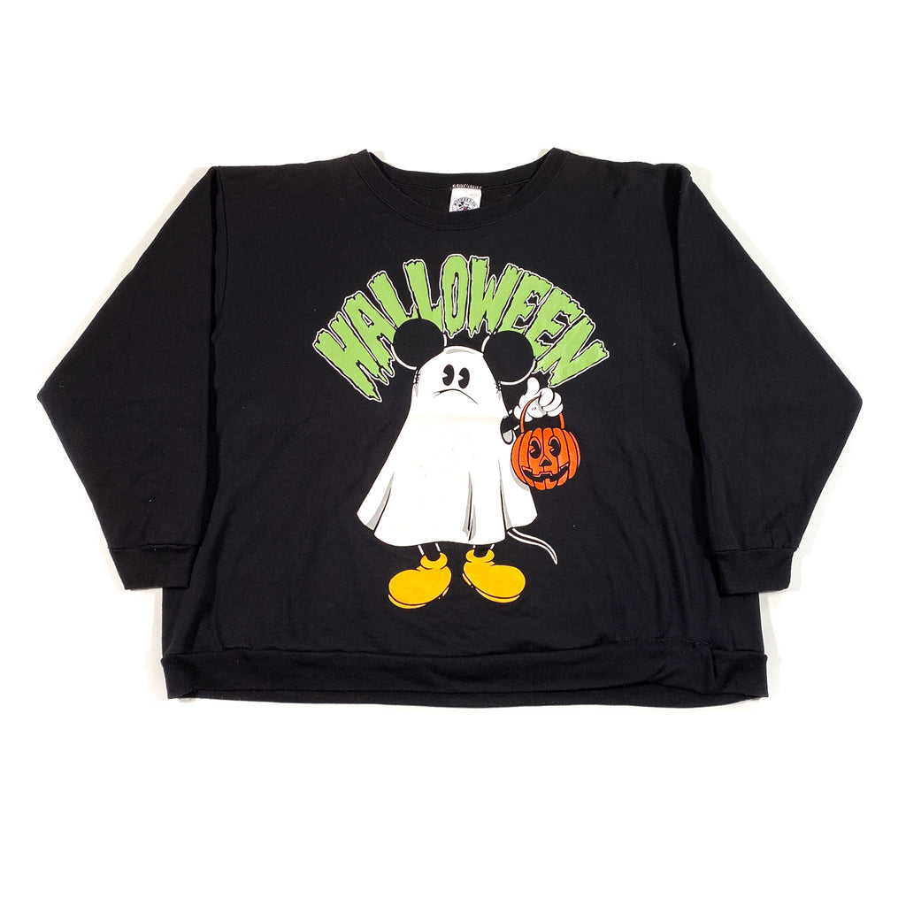 Vintage 90's Mickey Mouse Halloween Disney Ghost Crewneck Sweatshirt –  CobbleStore Vintage