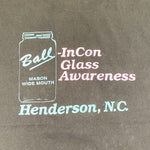 Vintage 90's Ball-InCon Glass Mason Jar T-Shirt