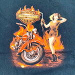 Modern 2007 Harley Davidson Pinup Girl Richmond T-Shirt