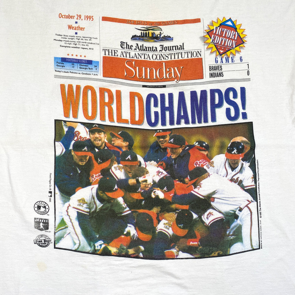 atlanta braves 1995 world series shirt