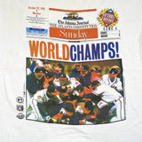 Atlanta Braves World Champs Newspaper Article