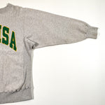 Vintage 90's Louisa Virginia Grey Reverse Weave Crewneck Sweatshirt