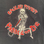 Vintage 90's Gauley River Paddle or Die T-Shirt