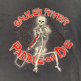 Vintage 90's Gauley River Paddle or Die T-Shirt