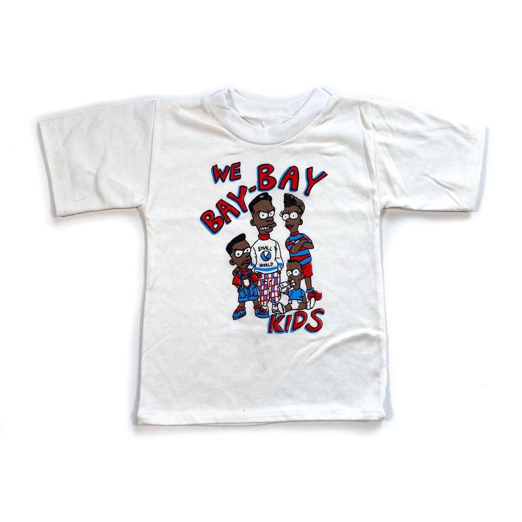 Vintage 90's Bay Bay Kids Black Simpsons Bebe's Kids Youth T-Shirt