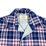 Vintage 80's Sears Perma-Prest Made in USA Flannel Button Down Shirt