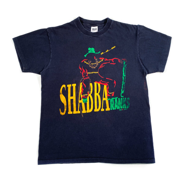 Vintage 1991 Shabba Ranks As Raw As Ever Tour Reggae T-Shirt