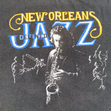 Vintage 90's New Orleans Jazz Defined Black T-Shirt