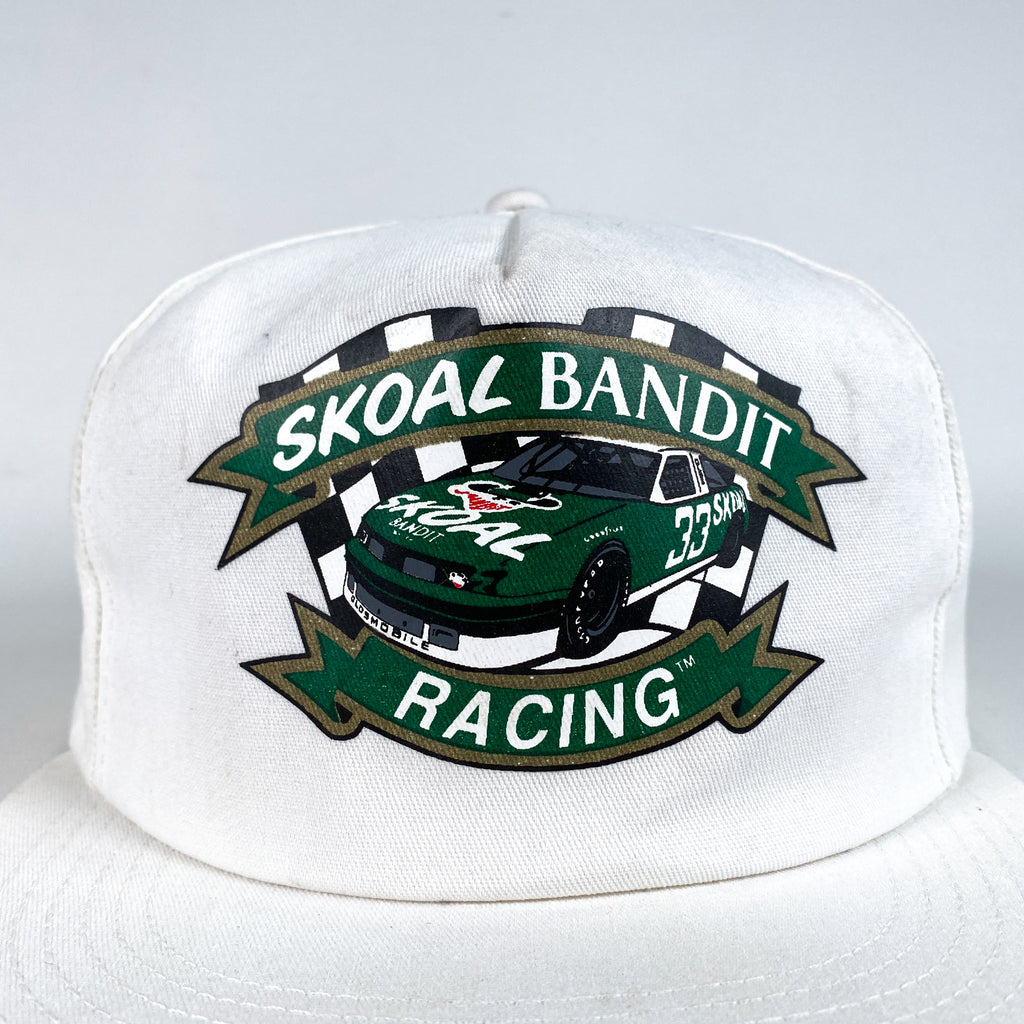 Vintage 90's Skoal Bandit Racing Harry Gant 33 Car Nascar Snapback