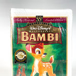 Vintage 90's Bambi Movie Sealed Clamshell VHS Tape